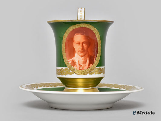 germany,_imperial._a_green_glazed_teacup_set_with_kaiser_wilhelm_ii_portrait,_by_kpm_l22_mnc9250_338_1