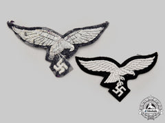 Germany, Luftwaffe. A Pair Of Uniform Eagle Insignia