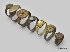 Middle Ages. A Mixed Lot Of Middle Ages Rings, C.14Th-17Th Century