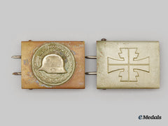 Germany, Weimar Republic. A Pair Of Belt Buckles