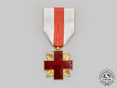 France, Iii/Iv/V Republics. A Medal Of Recompense Of The French Red Cross, I Class Gold Grade