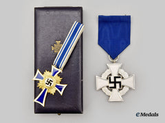 Germany, Third Reich. A Pair Of Service Awards