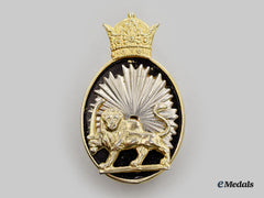 Iran, Pahlavi Dynasty. An Imperial Iranian Military Police Junior Officer's Cap Badge