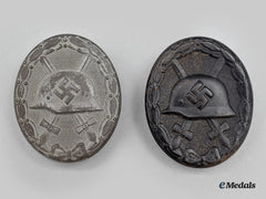Germany, Wehrmacht. A Pair Of Wound Badges