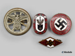 Germany, Third Reich. A Mixed Lot Of Membership Badges
