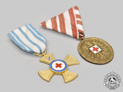 austria,_republic;_germany,_bavaria/_federal_republic._two_red_cross_medals_l22_mnc9499_746