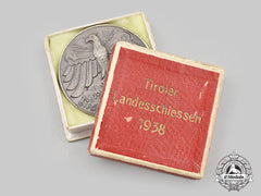 Germany, Third Reich. A 1938 Tyrolean Marksmanship Gau Achievement Badge, Type I, Silver Grade With Case