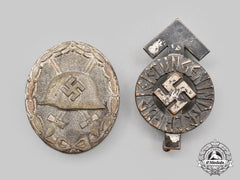 Germany, Third Reich. A Pair Of Badges