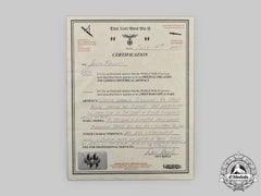 Germany, Ss. A Commemorative Silver Totenkopf Ring, With Don Boyle Certification