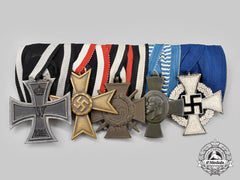 Germany, Third Reich. A Medal Bar For First & Second World War Service
