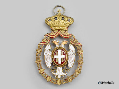 serbia,_kingdom._a_flag_decoration_of_the_order_of_the_white_eagle,_c.1916_l22_mnc9542_114_1_1_1_1_1