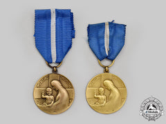 Finland, Republic. Two Medals for Humane Benevolence