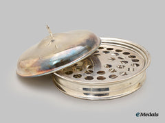 United Kingdom. A Silver Anglican Communion Wine Serving Tray