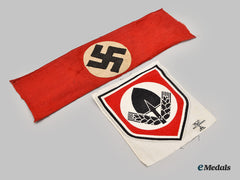 Germany, Third Reich. A Pair Of Uniform Insignia