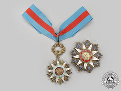 Liberia, Republic. An Order Of The Star Of Africa, Ii Class Grand Officer Set, French-Made