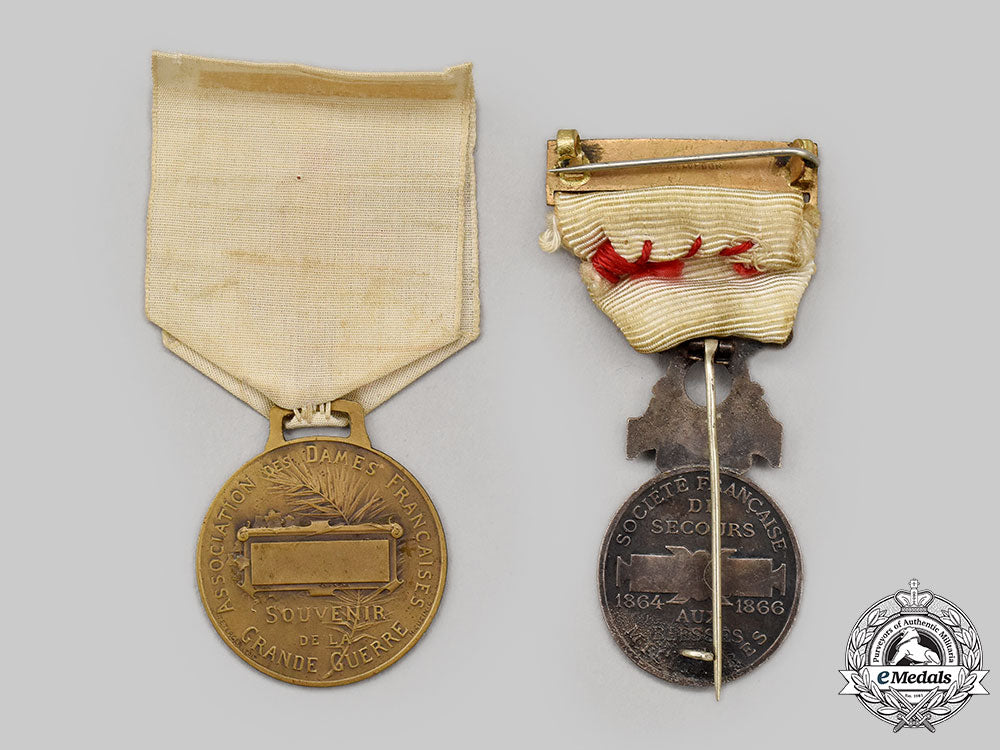 france,_ii_and_iii_republics._two_red_cross_medals_l22_mnc9700_817_1
