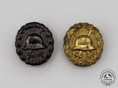 Germany, Imperial. A Pair Of Wound Badges