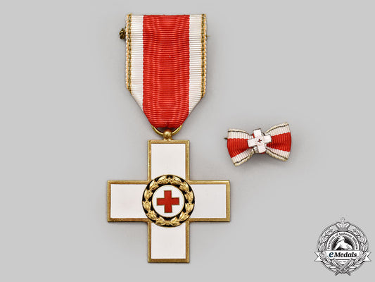 germany,_federal_republic._a_cross_of_honour_of_the_german_red_cross,_i_class_fullsize&_ii_class_miniature_l22_mnc9780_838