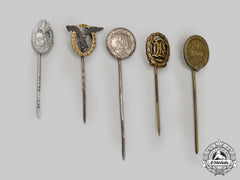 Germany, Third Reich. A Mixed Lot Of Stick Pins