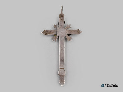 france,_napoleonic._a_rare_silver_chaplain_roman_catholic_pectoral_cross,_c.1810_l22_mnc9860_663