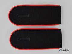 Germany, SS. A Mint Set Of Waffen-Ss Flak/Artillery Enlisted Personnel Shoulder Straps