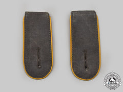 Germany, Luftwaffe. A Rare Set Of Enlisted Flight Personnel Blue Tropical Tunic Shoulder Straps