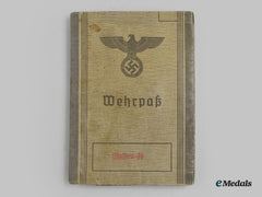 Germany, Ss. A Wehrpaß To Ss-Sturmmann Gotthard Bachmeier, Ss-Totenkopf-Wachbataillon Sachsenhausen