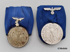 Germany, Wehrmacht. A Pair Of Long Service Awards