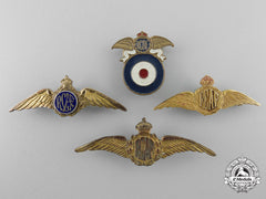 Four  Royal Air Force Badges