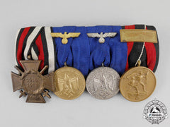 A First And Second War Wehrmacht Long Service Medal Bar