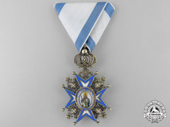 A Royal Serbian Order Of St. Sava; 4Th Class By Huguenin