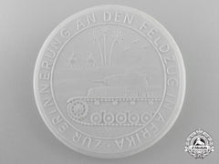 A Rare Panzer Afrikakorps Meissen Medallion