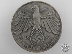 A 1938 Tyrolean Country (Tiroler Landesschiessen) Shooting Award; Silver Grade