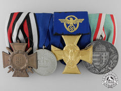 A German Police Medal Bar