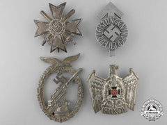 Four Second War German Badges & Awards