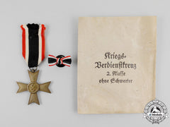 A War Merit Cross Second Class Without Swords In Its Packet Of Issue