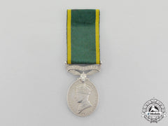 United Kingdom. A Efficiency Medal With Territorial Scroll, To Bombardier R. Bleese, Royal Artillery