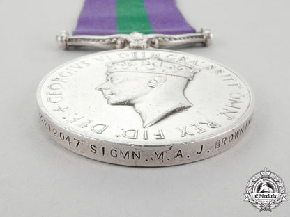 united_kingdom._a_general_service_medal1918-1962,_to_signalman_m.a.j._browning,_royal_signals_l_481_1