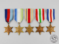 Five British Second War Stars