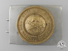 An Early German Fire Defence Enlisted Man's Belt Buckle