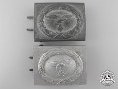 Two Luftwaffe Belt Buckles