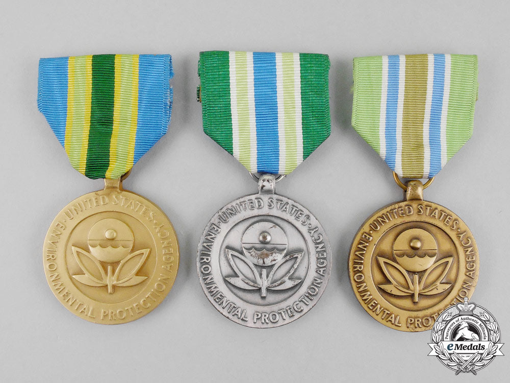 three_american_environmental_protection_agency_medals_l_630_1