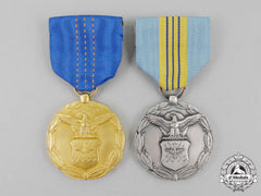 Two American Department Of The Air Force Civilian Service Awards
