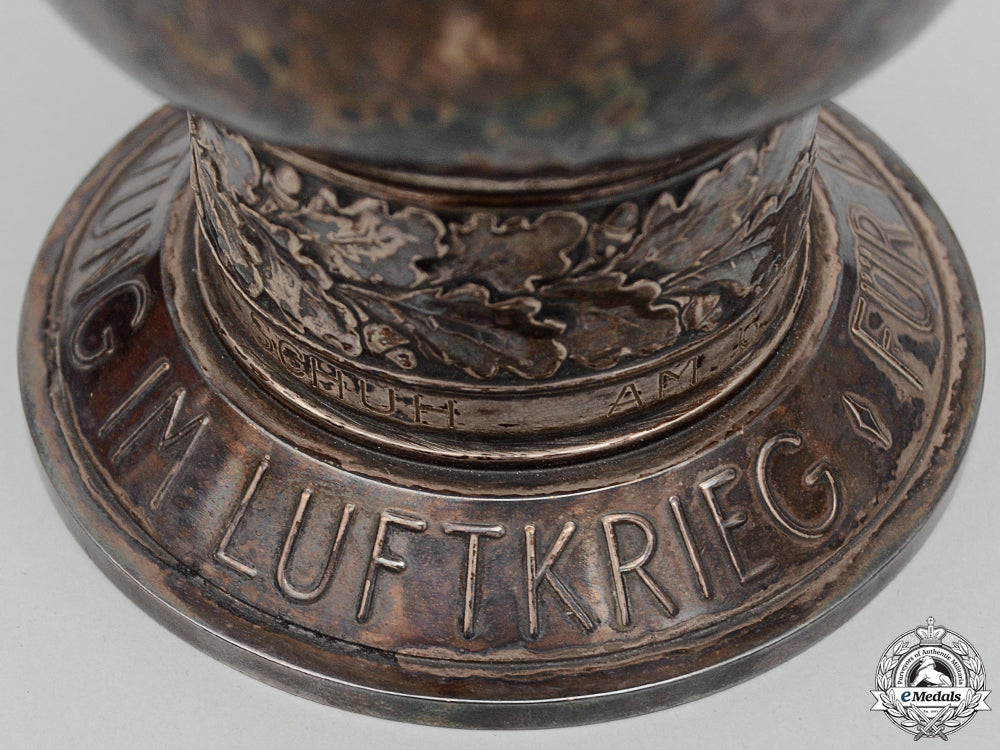 an_honor_goblet_to_luftwaffe_oberleutnant_karl_schuh_for_special_achievement_in_the_air_war_l_654