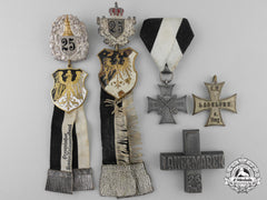 Five Prussian Veterans Badges & Awards