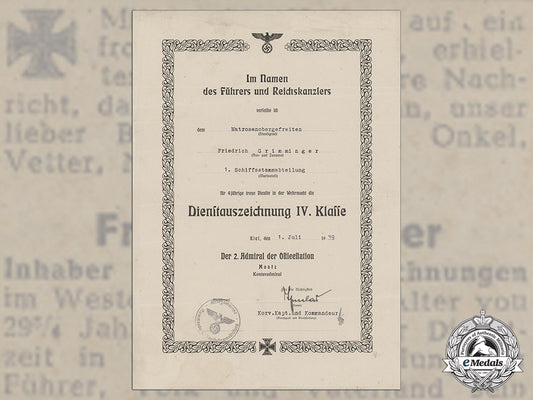germany,_kriegsmarine._a_document_group_to_matrosenobergefreiter,_torpedoed_in1944_l_877_1_1