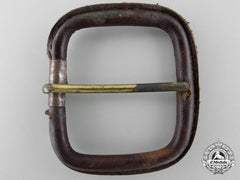 An Unidentified Second War Period German Single Claw Open Leather Buckle