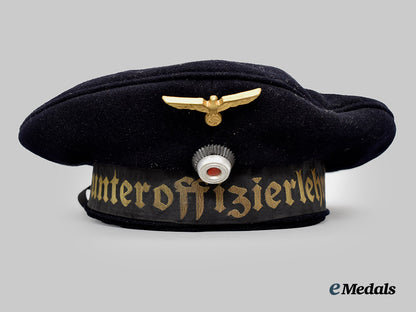 Germany, Kriegsmarine. A Blue Sailor’s Cap, Non-Commissioned Officer Training Department