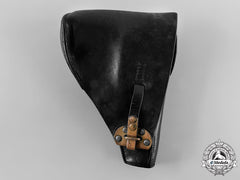 Netherlands, Kingdom. An Fn Browning Model 1910, 1922 Leather Pistol Holster