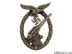Luftwaffe Flak Badge By Juncker